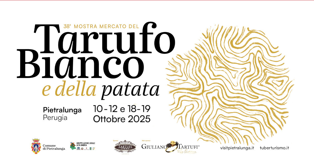 Pietralunga celebra l’autunno con la Mostra Mercato del Tartufo Bianco e della Patata 2025