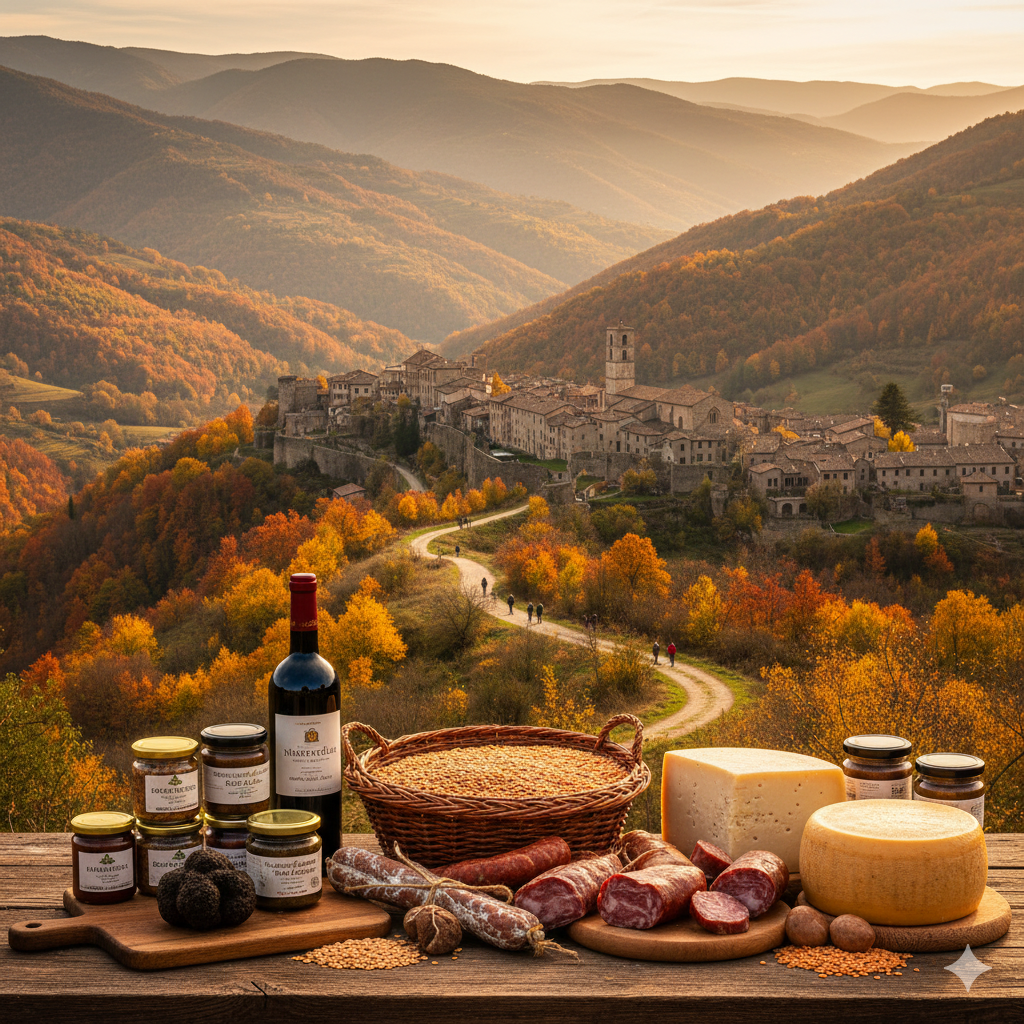 Norcia: L’Omaggio alla montagna e ai sapori della Valnerina