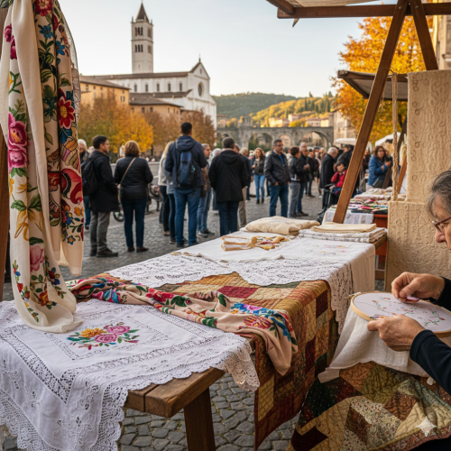 Spoleto (PG): I Segreti dell’Arte Tessile alla Mostra Mercato